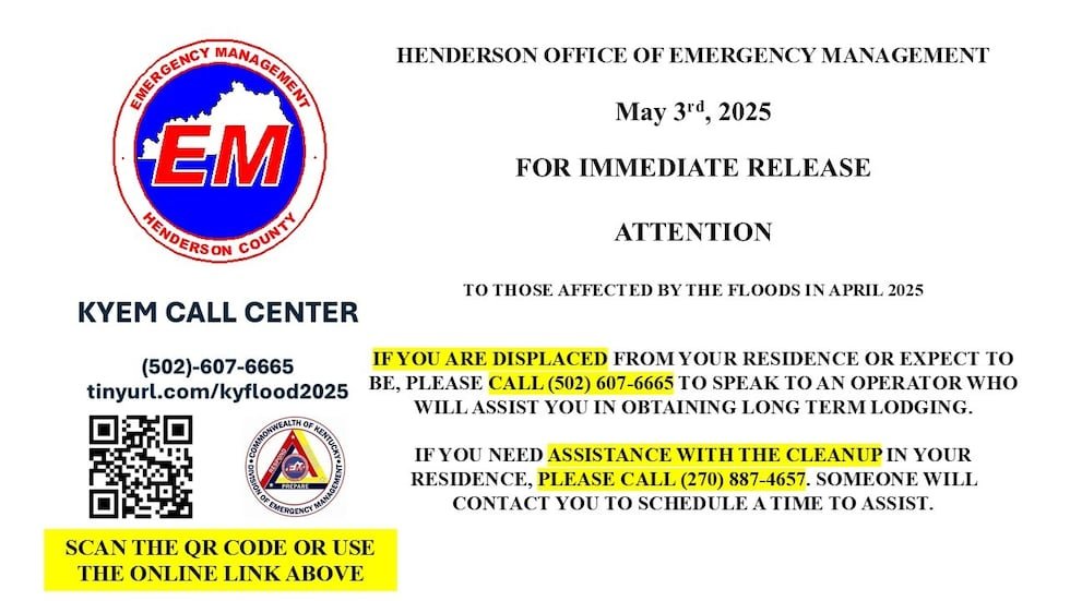 Henderson EMA offering long-term lodging assistance to those displaced by April flooding