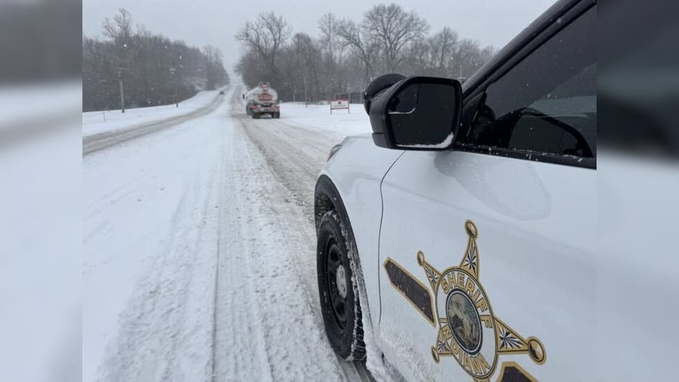 Officials say a fuel truck was unable to make it up St. Joseph Avenue’s hill near the Mesker...