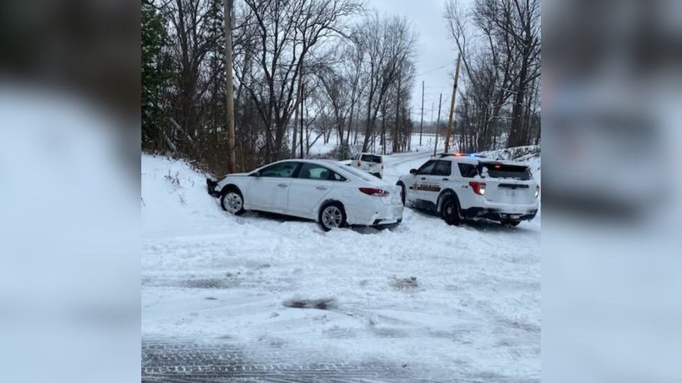 Crash on Old State Road and Wortman Road.