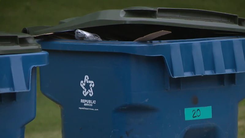Will trash be picked up in Evansville on the solar eclipse day?