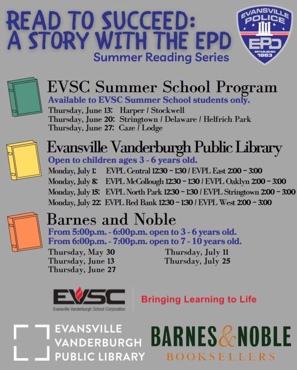 'Read to Succeed' summer reading series with EPD