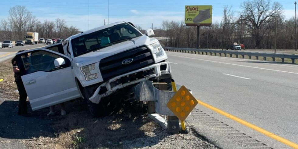 Crash near Ellis Park
